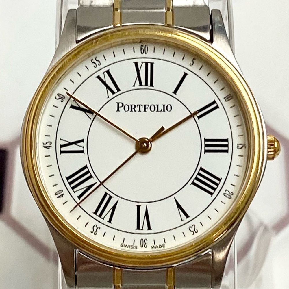 Tiffany & Co. Portfolio Swiss Made Two-Tone Stainless Steel Men’s Unisex Watch